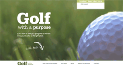 Desktop Screenshot of golfwithapurpose.com