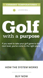 Mobile Screenshot of golfwithapurpose.com
